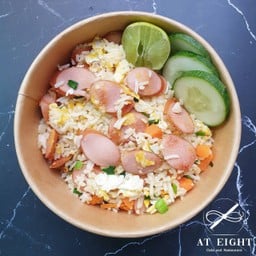 ข้าวผัดไส้กรอกไก่
