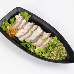 ปลากะพงลวกจิ้ม  Fish