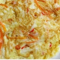 ข้าวไข่เจียวหมูสับ+ปูอัด