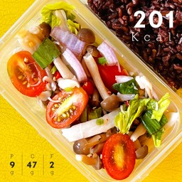 ยำเห็ดรวม (201 Kcal)