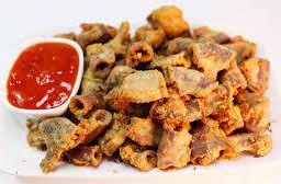 ไส้อ่อนทอดกระเทียม