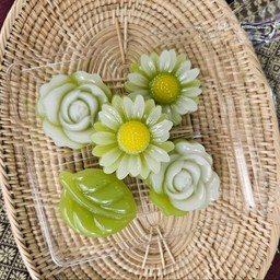 ขนมชั้นใบเตยล้วน สูตรหวานน้อย