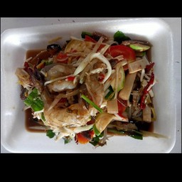 ตำป่ากุ้งสดสด