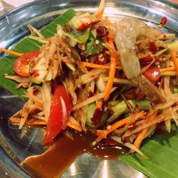 ตำกุ้งสดปูปลาร้า