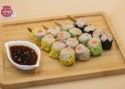 ขนมจีบ หมู. ปู.กุ้ง.หมูห่อสาหร่าย (มี20ลูก)