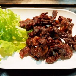 เนื้อแดดเดียวทอด