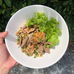 เกาเหลาคลุกแห้งหมู(เลือกเครื่องเอง)