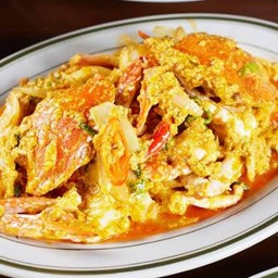 ปูม้าผัดผงกระหรี่