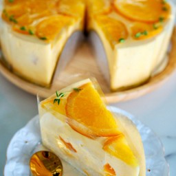 Orange Mousse Cheese Cake