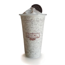 Milk frappe with Oreo cookies-นมสดปั่นโอรีโอ้