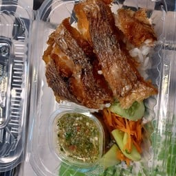 ข้าวปลาแกะ บ้านทับทิม ตลาดไนท์ มอนอ