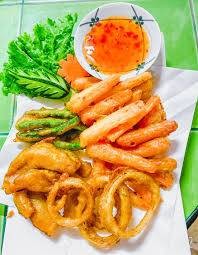 ผักรวมชุบแป้ง