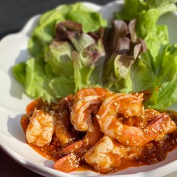 ยำกุ้งสุกน้ำมันงาซีฟู๊ดNEw