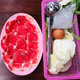 จิ้มจุ่มเนื้อโคขุน(เนื้อน่อง)