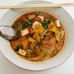 ก๋วยเตี๋ยวต้มยำ(เจ)มะนาวสด