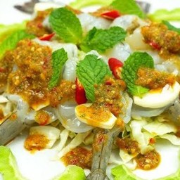 กุ้งแช่น้ำปลา