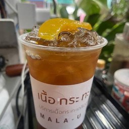 ชาพีชพร้อมเนื้อพีช