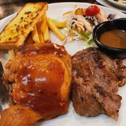 ไก่สไปร์ซี่&สันคอหมู