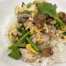 ข้าวแห้งปลากะพง