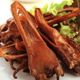 ลาบเป็ดไทบ้าน (หน้าร้านไพศาลจักรยาน) -