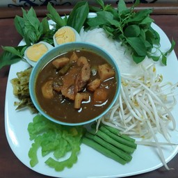 ขนมจีนแกงไตปลา