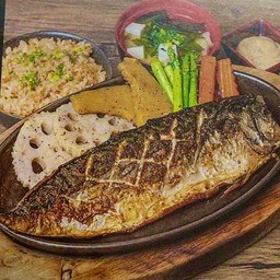 Saba steak (set)