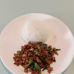 ข้าวกระเพราหมูสับ