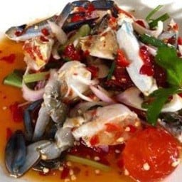 ตำเกาเหลาปูม้าไข่แดง