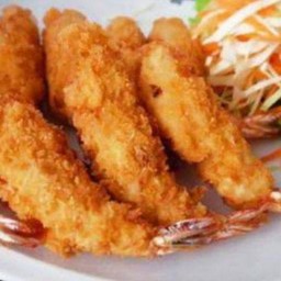 กุ้งชุปแป้งทอด