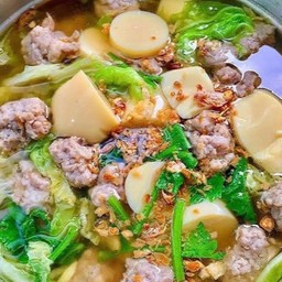 แกงจืดเต้าหู้หมูสับ