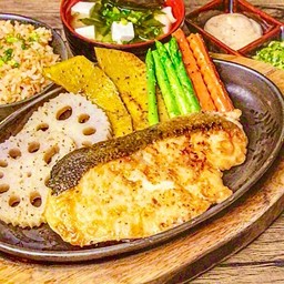 Butter fish steak (set)
