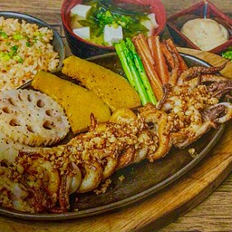Ika steak (set)