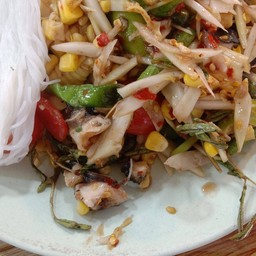 ตำปูปลาร้าหอยโข่ง