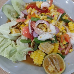 ยำกุ้งสด(ยำแซบปลาร้าหอม)