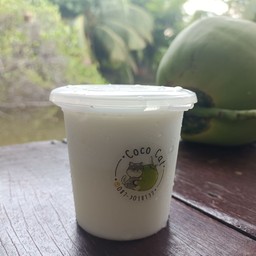 พุดดิ้งมะพร้าวอ่อนนมสด