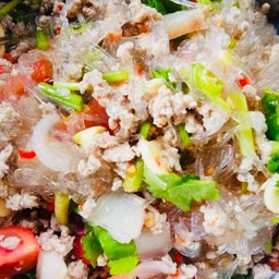 ยำวุ้นเส้น_ลาบหมู