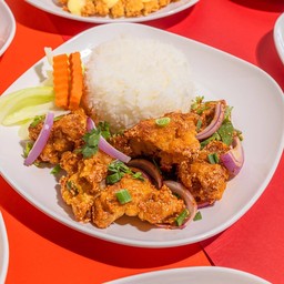 ข้าวยำไก่เเซ่บ