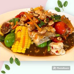 ตำข้าวโพดทะเล
