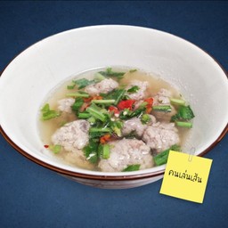 [อร่อยซ่ากับโค้ก] ต้มแซ่บหมูสับ +  โค้ก ออริจินัล (กระป๋อง)