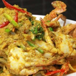 ปูผัดผงกะหรี่ 2ตัว