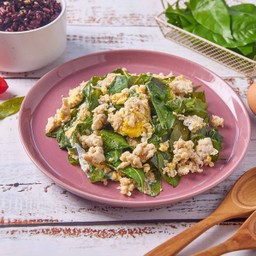 (Clean) Stir-Fried Malindjo, Egg, Chicken