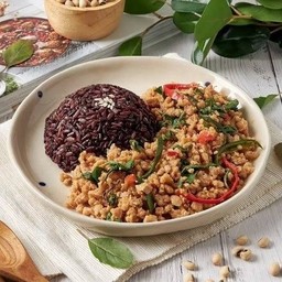 (Clean) Rice + Chicken Kaprao
