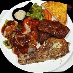 สเต๊กรวมหมูหมู Superpork Combo