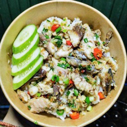 ข้าวคั่วพริกเกลือดับเบิ้ลปลาทู