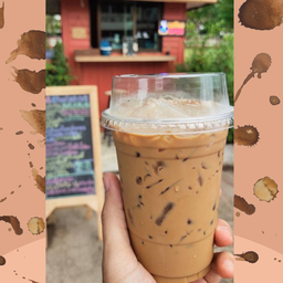 ลาเต้นมสด