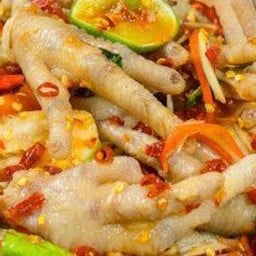 ตำเกาเหลาขาไก่ปูปลาร้า