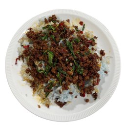 กระเพราเนื้อโคขุนแท้