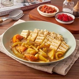 (Clean) Japanese Brown Rice With Homemade Japanese Curry