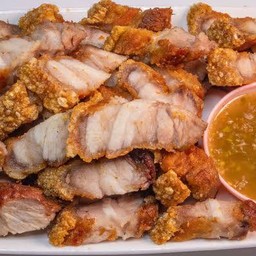 หมูกรอบทอด