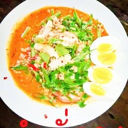 ยำถั่วพู+ไข่ต้ม